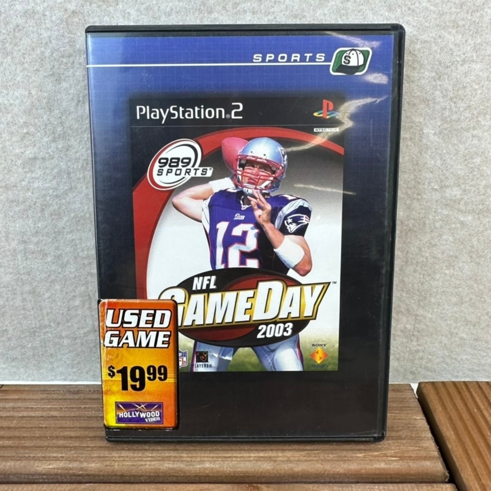 PlayStation 2 NFL GameDay 2003 Football Video Game Disc Case Manual